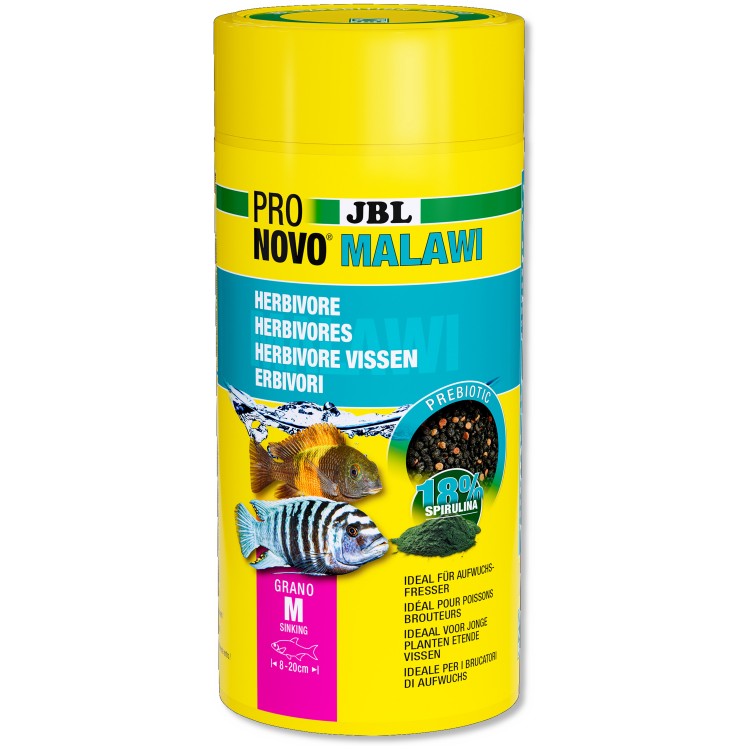 Hrana pesti acvariu JBL ProNovo MALAWI GRANO M 1000 ml - imagine 7